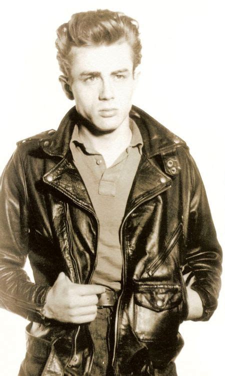 james dean leather jacket style.